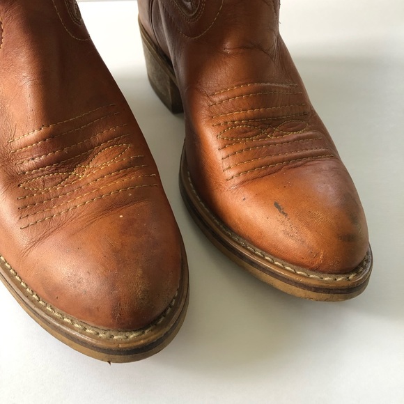 Vintage Texas Made In USA Cowboy Embroidered Boots - Picture 8 of 13